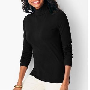 NWOT Talbots Black Turtleneck